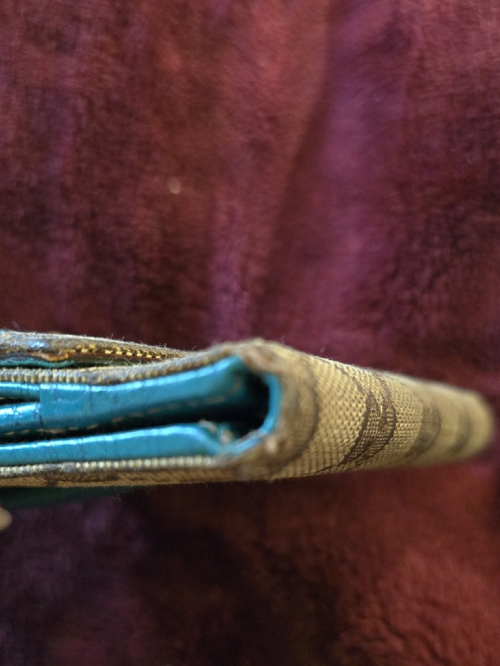 Bundle For Glt9923 Gucci GG Canvas Horsebit compact wallet W Turquoise Leather - Picture 15 of 16